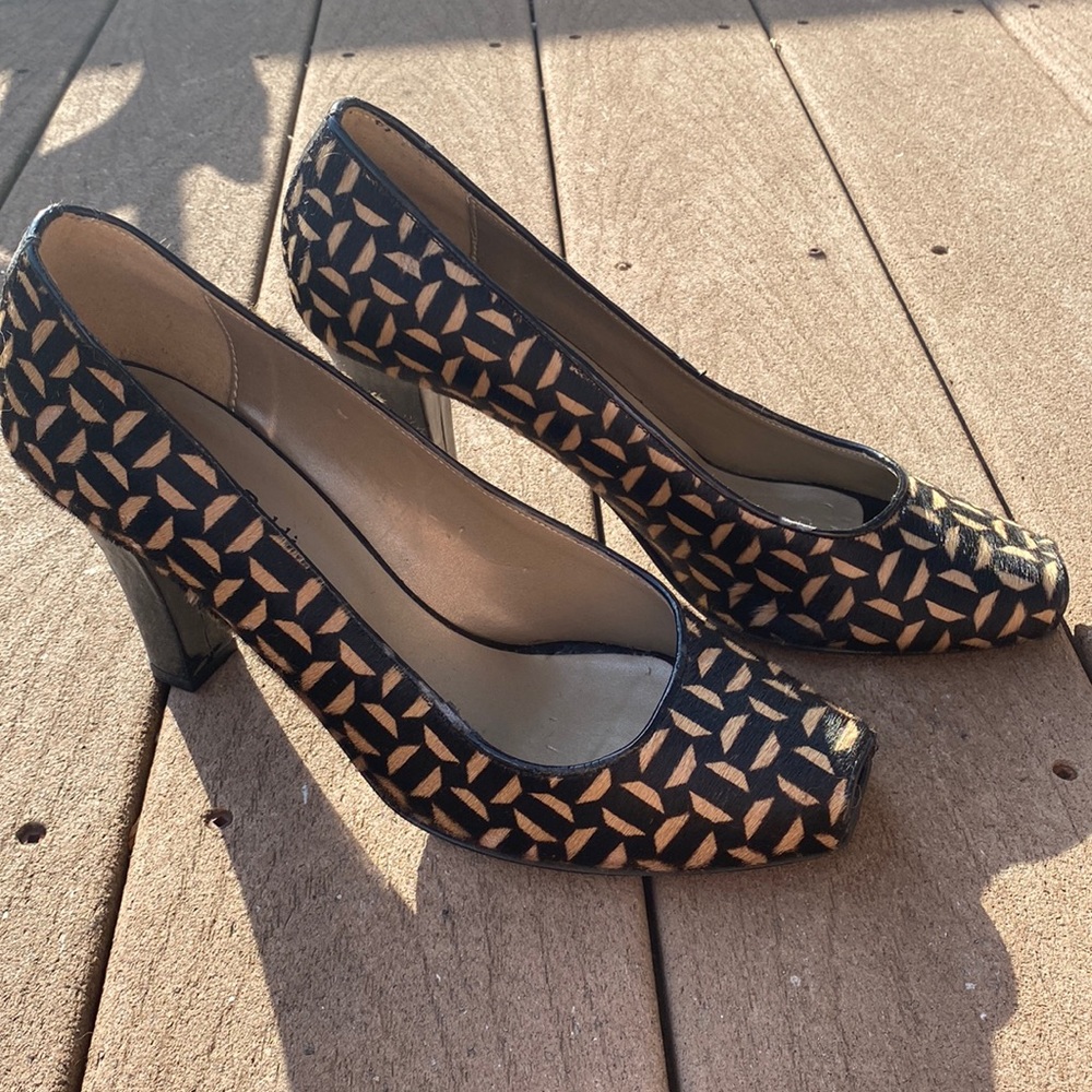 Massimo Baldi peep toe size 10 heels